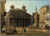 Rom, Pantheon / Aquarell v. Rudolf v. Alt by klassik art