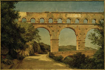 Pont du Gard bei Nîmes / Gemälde von Carl Morgenstern von klassik art