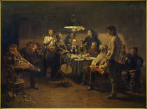 W.Makowski, Abendgesellschaft / Gemälde, 1875-97 by klassik art