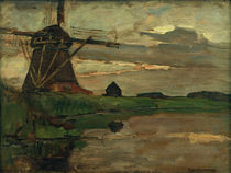 Oostzijder Mill / P. Mondrian / Painting 1906 by klassik art