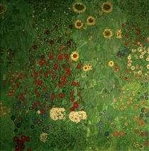 Gustav Klimt, Farm Garden with Sunflowers / Paint. by klassik art