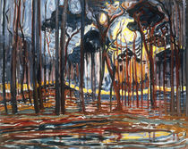 Piet Mondrian, Wald bei Oele von klassik art