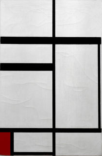 Mondrian / Komposition Nr. I; Rot/ 1931 von klassik art