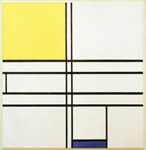 Mondrian / Komposition C; Blau Gelb/1936 von klassik art