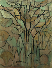Piet Mondrian / Die Bäume/ 1912 von klassik-art