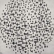 Mondrian / Compositie in Lijn/ 1916–17 von klassik art
