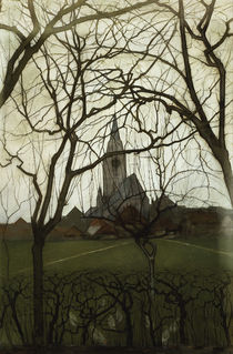 Mondrian / Village church / 1898 by klassik art