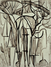 Mondrian / Komposition Bäume I/ 1912 von klassik art