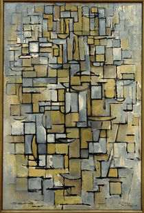 Mondrian, Tableau No. 1; Linie Color/1913 von klassik art
