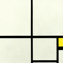 Mondrian / Komposition mit Gelb/ 1930 von klassik art