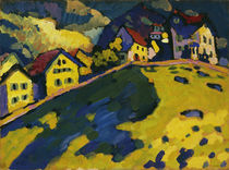 Kandinsky, Studie für Häuser am Hügel von klassik art