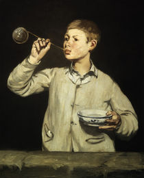 The Soap Bubbles / E. Manet / Painting, 1867 by klassik art