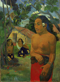 Gauguin / E Haere oe i hia / Painting by klassik art