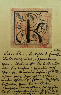 Franz Marc, Exlibris Bernhard Koehler by klassik art
