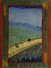 van Gogh nach Hiroshige, Brücke im Regen by klassik-art