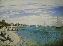 Monet / Regatta in Sainte-Adresse by klassik art