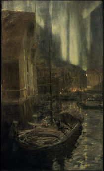 K.A.Korowin,  Nordlicht in Hammerfest von klassik art