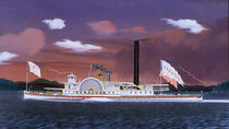 The Steamship Syracuse / J. Bard / Painting,  1857 by klassik art