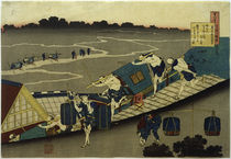 Hokusai, Fujiwara no Michinobu Ason / Farbholzschn. 1835 by klassik art