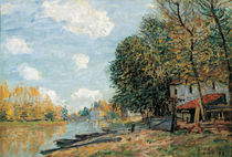 Alfred Sisley, Ufer des Loing bei Moret by klassik art
