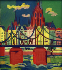 E.L.Kirchner / Frankfurt Cathedral by klassik art