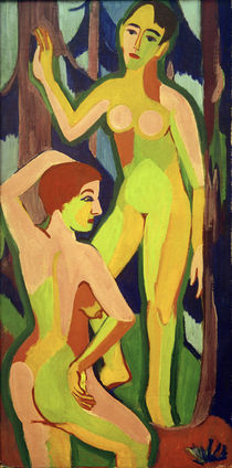 E.L.Kirchner, Zwei Akte im Wald II von klassik art