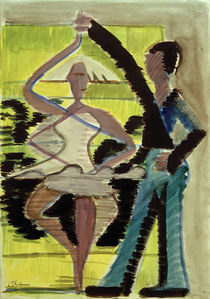 E.L.Kirchner / Couple Dancing by klassik art