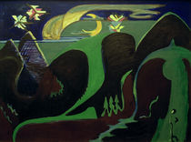 E.L.Kirchner, Nächtliche Fantasielandschaft von klassik art