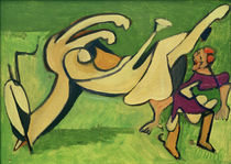 E.L.Kirchner, Reiterin mit gestürztem Pferd von klassik art