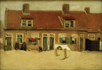M.Liebermann, "Old houses in Scheveningen" / painting by klassik art