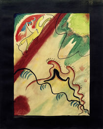 Kandinsky, Der blaue Reiter, Titelentwurf von klassik art