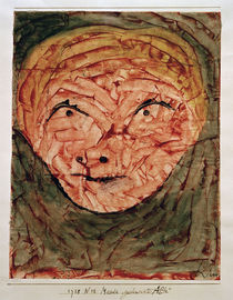 Paul Klee, Maske geschminkte Alte, 1938 von klassik art