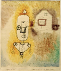 P.Klee, Policeman in front of his House by klassik art