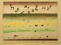 Paul Klee, Celestial Signs above Field by klassik art