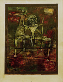 P.Klee, Zwergherold zu Pferd von klassik art