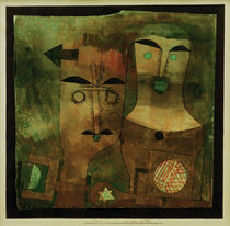 Paul Klee, ein Paar Götter von klassik art