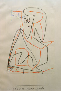 P.Klee, Bart-Nymphe (Bearded Nymph) /1940 by klassik art