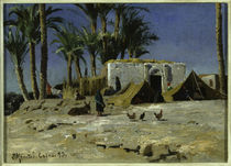 P. Mönsted, Beduinenlager in Kairo von klassik art