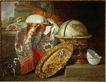 Pieter Boel, Stillleben mit Globus.... von klassik art