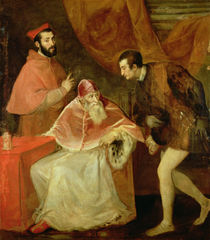 Pope Paul III and his Nephews von Titian