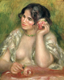 Gabrielle with a Rose, 1911 by Pierre-Auguste Renoir