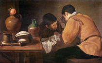 Two Men at Table, c.1620-21 by Diego Rodriguez de Silva y Velazquez