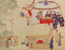 An archery contest, late 18th century by Chinese School