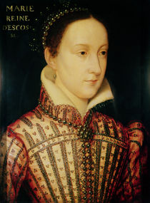 Miniature of Mary Queen of Scots by Francois Clouet