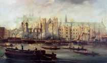 The Burning of the Houses of Parliament by David Roberts
