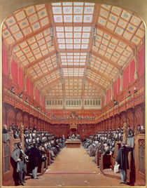 Interior of the House of Commons by Joseph Nash