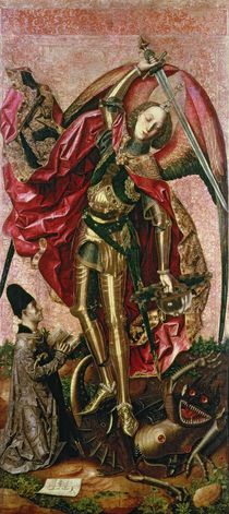 St. Michael and the Dragon von Bermejo