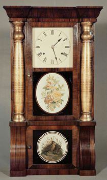 Columned clock, c.1855 by Seth Thomas