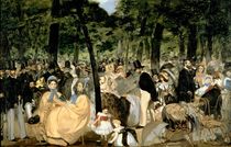 Music in the Tuileries Gardens von Edouard Manet