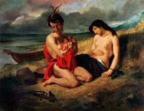 The Natchez, c.1823-35 by Ferdinand Victor Eugene Delacroix